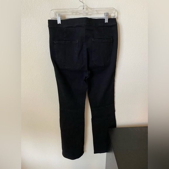 Free People We the Free Women’s Slit Jeans Black High Waisted Size 29 - Picture 5 of 9
